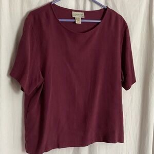 L.L. Bean’s Freeport Studio Vintage Top in Eggplant